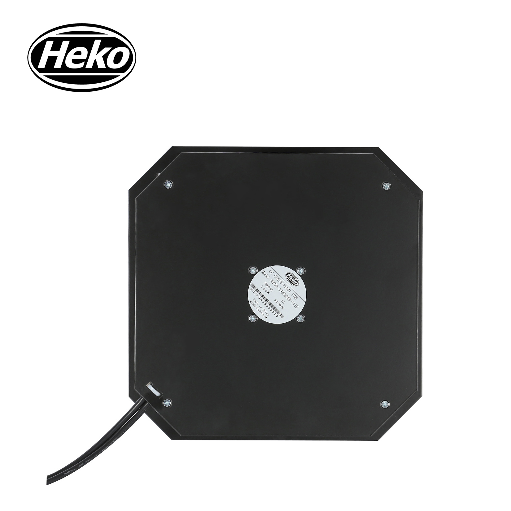 HEKO EC225mm Duct Industrial Backward Centrifugal Fan 